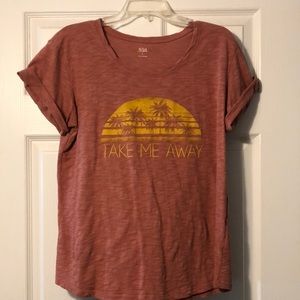 Ana T-shirt Size Lg w/cuffed sleeves